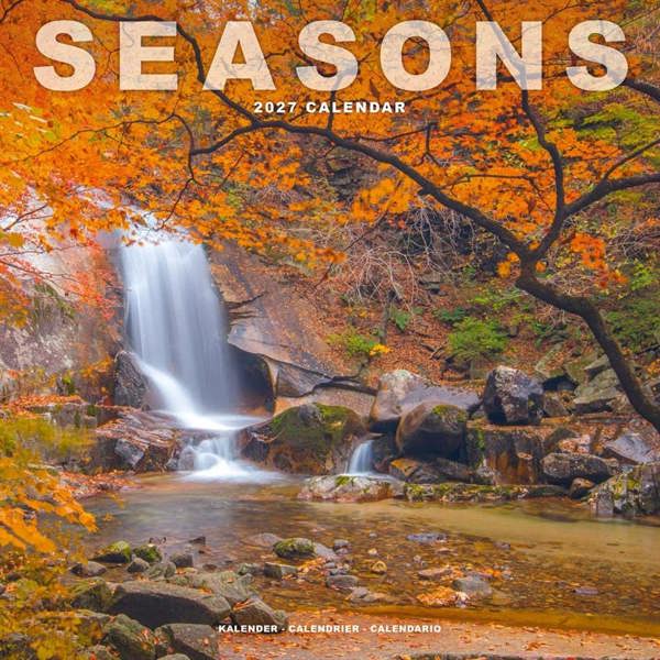 Seasons Calendar 2027, Wall Calendars, Month To View, Natural World, Gift
