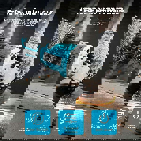 Traderight 125mm Electric Cordless Brushless Angle Grinder 21V 2x4.0Ah Battery