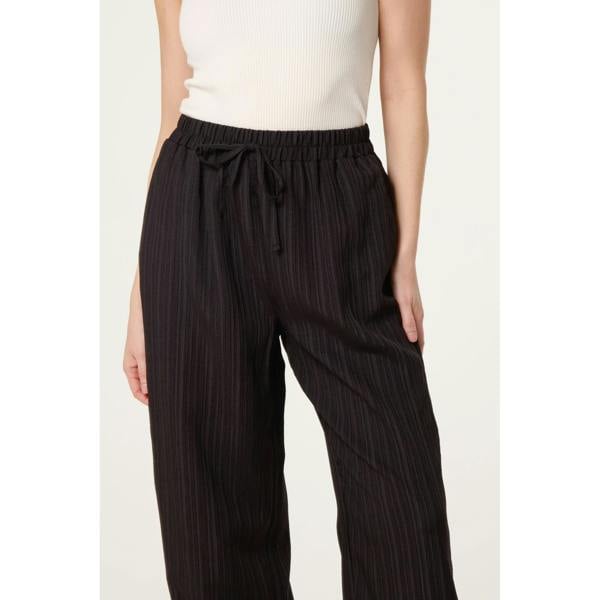 Blue Vanilla Drawstring Wide Leg Trousers