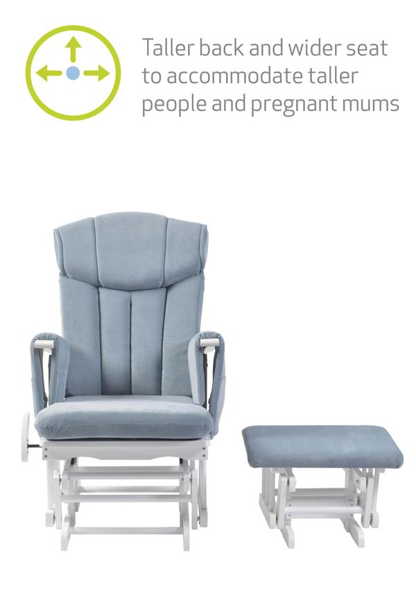 Kub Chatsworth Nursing Chair and Footstool