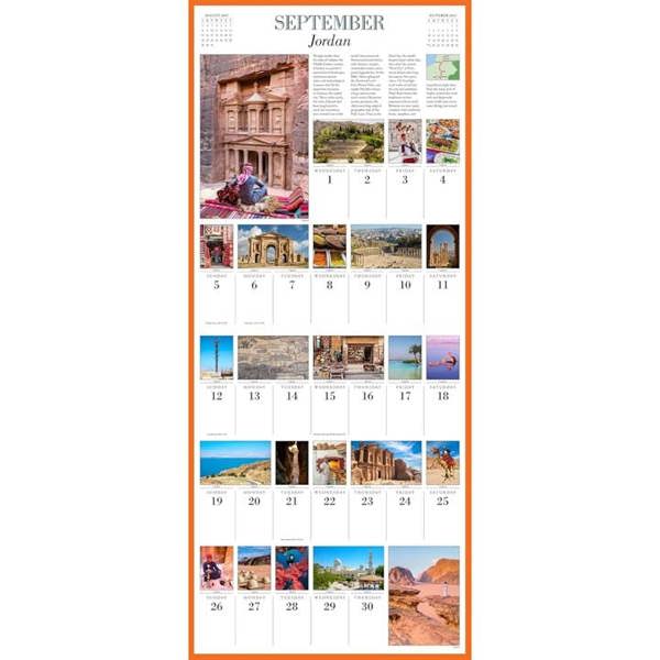 1,000 Places To See Before You Die Deluxe Calendar 2027, Deluxe Calendars, Month To View, Travel, Gift