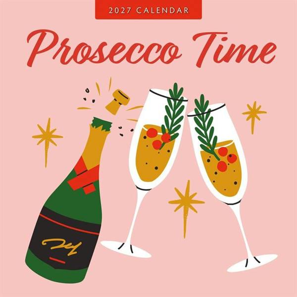 Prosecco Time Calendar 2027, Wall Calendars, Month To View, Lifestyle, Gift