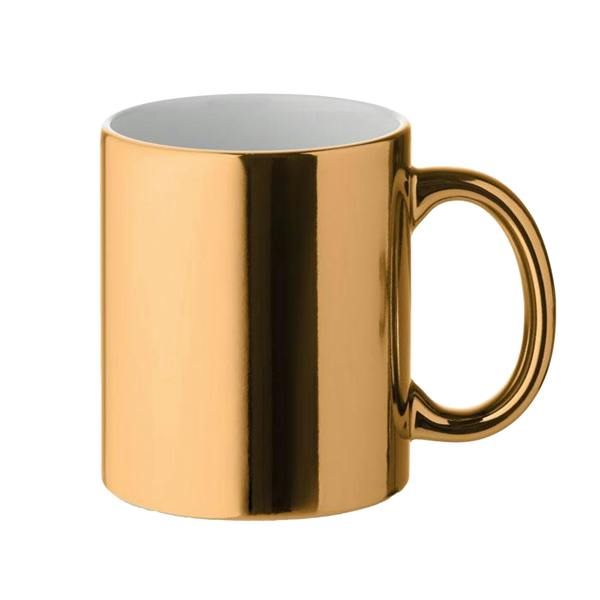MidOcean Holly Metallic Ceramic 300ml Mug - Gold - 