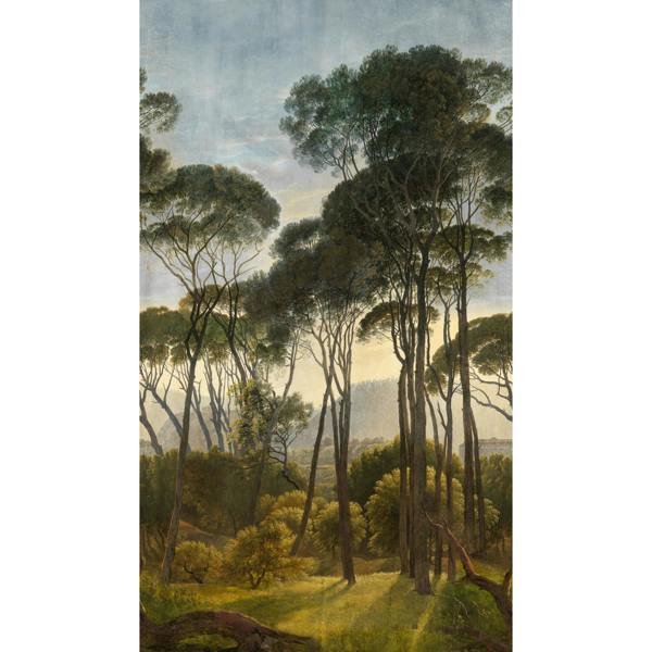 Grandeco Ancient Landscape Trees 3 lane repeatable Textured Mural, 1.59 x 2.8m