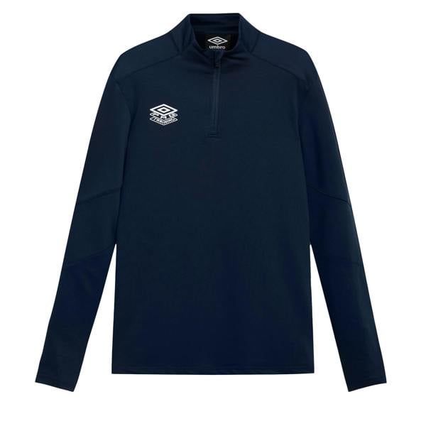 Umbro Kids Optimus Quarter Zip Training Base Layer Top - Navy