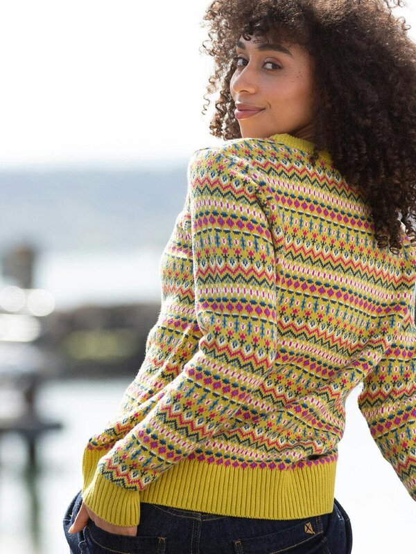 Kite Womens Organic Fair Isle Puncknowle Knit Jumper
