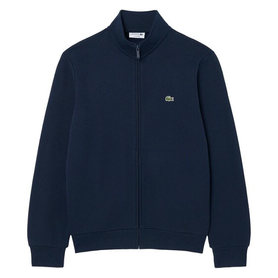 Lacoste SH8870 Full Zip Fleece Track Top - Navy