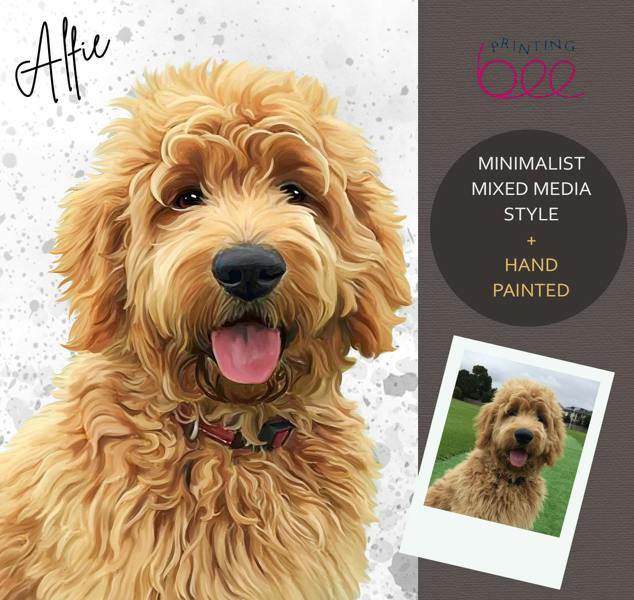 Personalised Watercolour Pet Portrait
