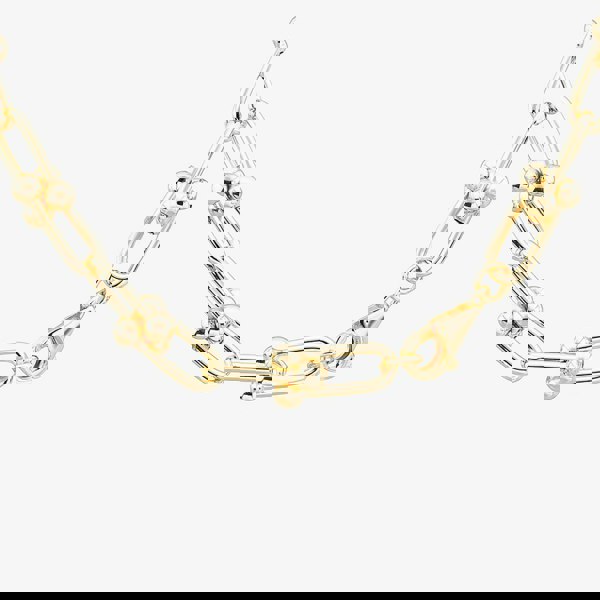 T. H. Baker 9ct Yellow Gold 18 Inch Fancy Ball Bar Chain HTLC-600-9Y-18