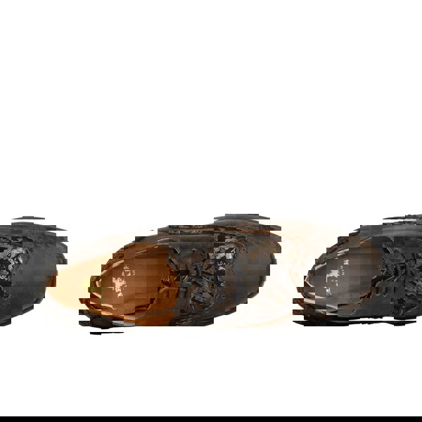 Embassy London Ziggy - Brown Print - Women’s Leather & Paisley Lace-up Brogue Heel