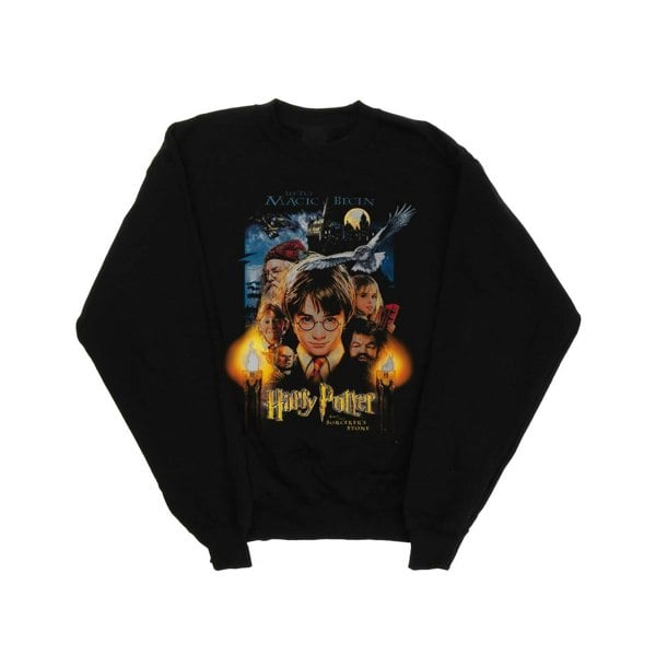 Harry Potter Girls The Sorcerer´s Stone Poster Sweatshirt - Black