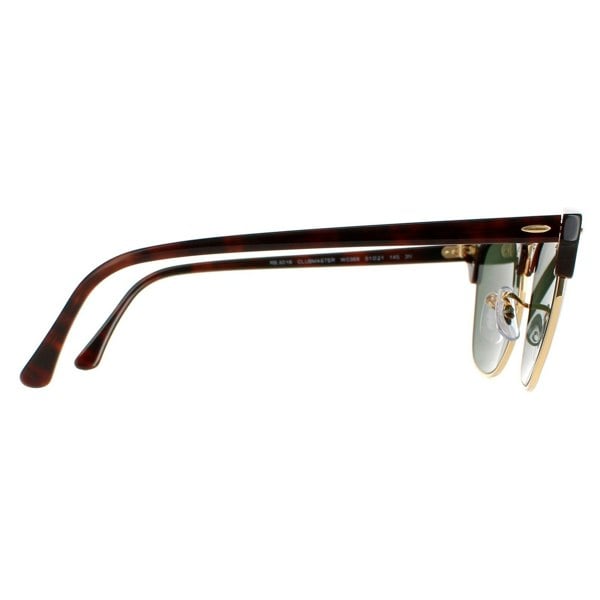 Ray-Ban Sunglasses Clubmaster 3016 W0366 Havana Green G-15 Large 51mm