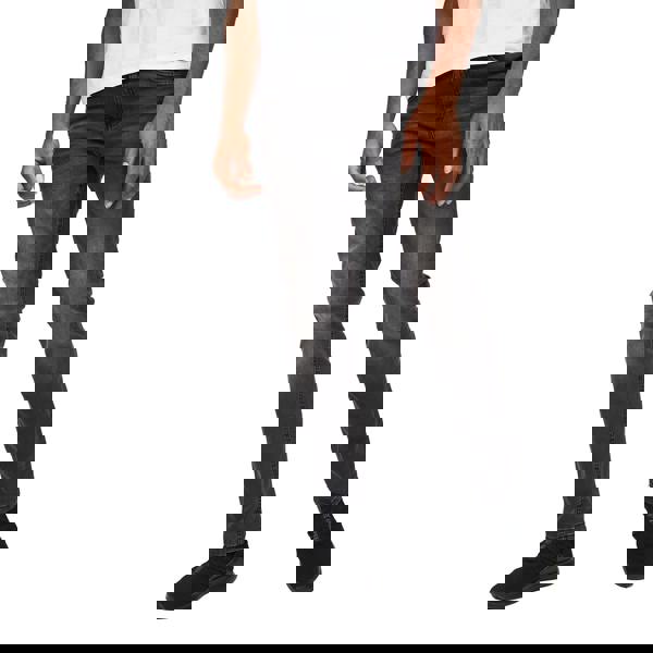 Crosshatch Mens Svelte Stretch Jeans - Dark Grey