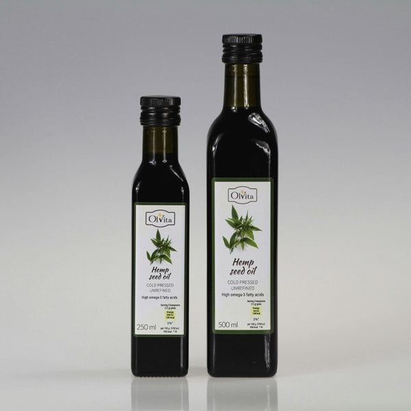 Ol'Vita Hemp Seed Oil | Cold Pressed | Unrefined