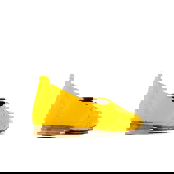 Embassy London Solenne - Yellow - Women's handwoven Leather Ballet Pump