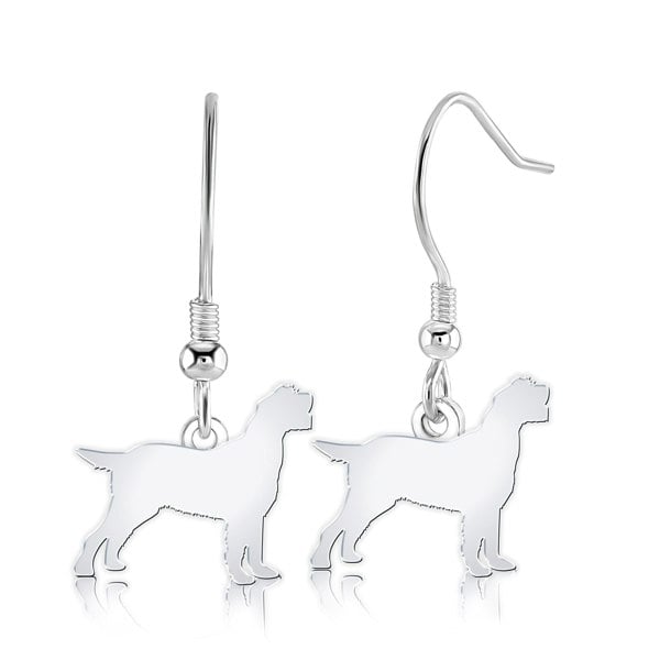 Mylee London Italian Spinone Silhouette Silver Earrings