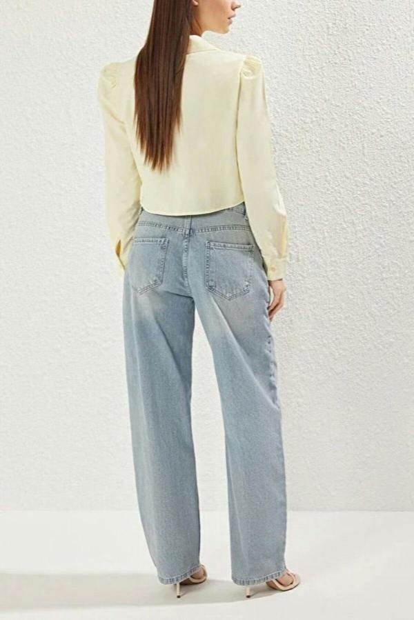 WOVCOR Premium Low Waist Loose Baggy Jeans