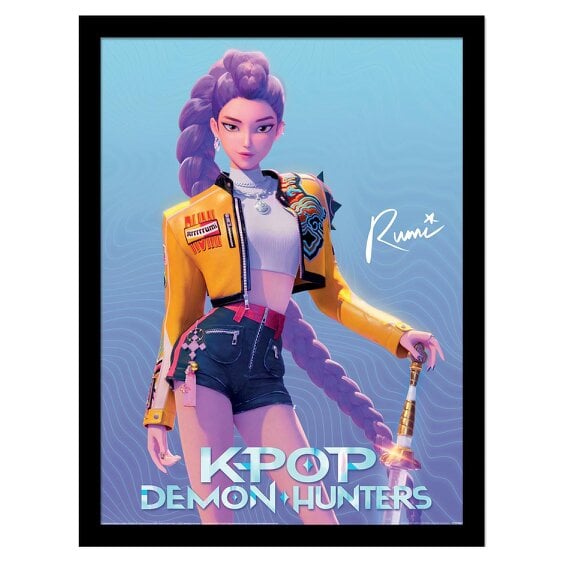 K-Pop Demon Hunters Rumi Framed Poster - Multicoloured