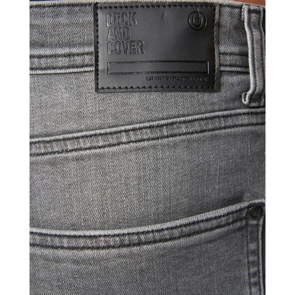 Duck and Cover Mens Straight Leg Jeans - Grey