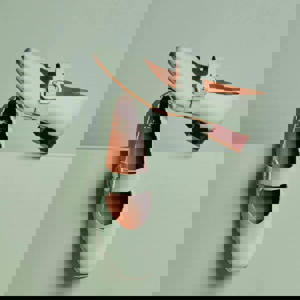 Embassy London Bliss - Mint & Red - Women's block heel square toe leather Mary-Jane