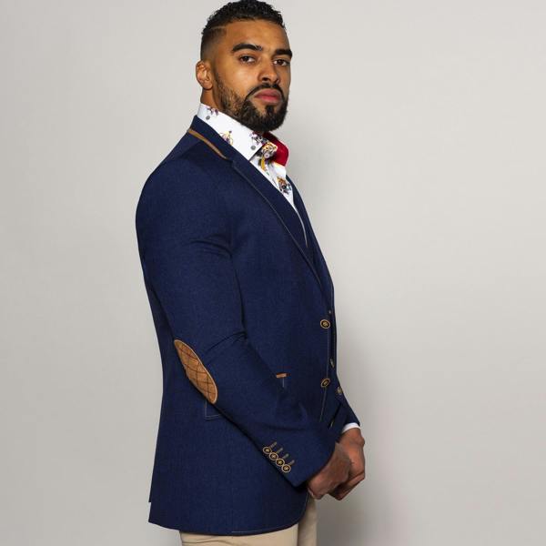 SIGNATURE EQUESTRIAN JACKET WITH SKULL LINING - Premium Men's Patterned Shirt by Claudio Lugli | Bold Design, Tailored Fit, Best Printed Shirts