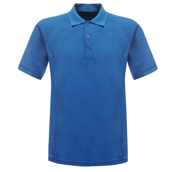 Regatta Hardwear Mens Coolweave Short Sleeve Polo Shirt - Oxford Blue - 