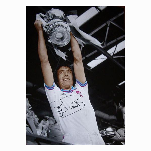 Unbranded Billy Bonds signed 1980 FA Cup 16x12 photo — Premium framing