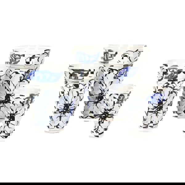 Verano-Ceramics-Set-of-3-Blue-Flower-Classic-Pots-16x14-23x22-29x27cm