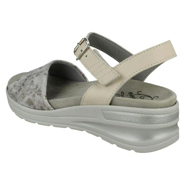 DB Shoes Ladies DB Shoes Buckle Fastening Wide Fit Sandals Night Jar