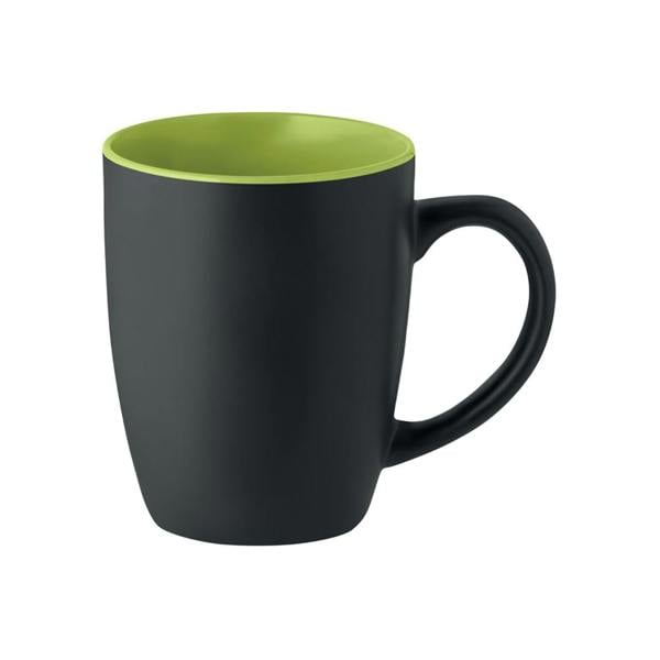 MidOcean Lim Two Tone Ceramic 0.29L Mug - Black/Lime - 