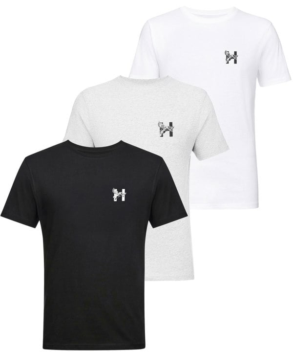 Henleys Triphen T-Shirt 3pk Assorted