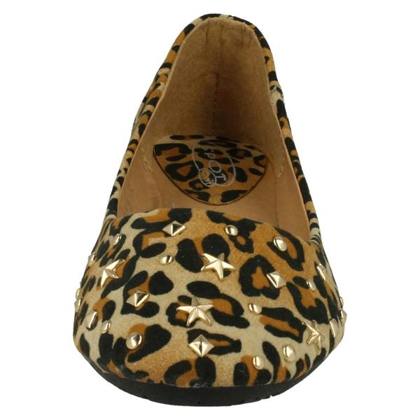 Spot On Girls Spot On Studded Ballerina Flats
