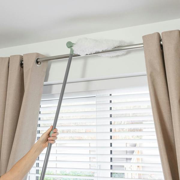 JVL Extendable Microfibre Duster - Grey
