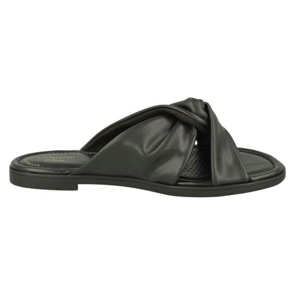 Clarks Ladies Clarks Knot Detailed Mule Sandals Reyna Twist