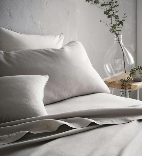 Aspect Flat Sheet - Silver - Double