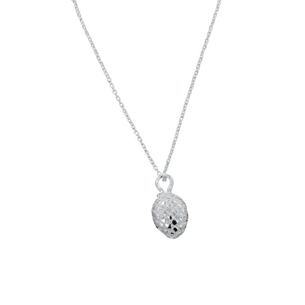 Sterling Silver Fircone Necklace - Reeves & Reeves