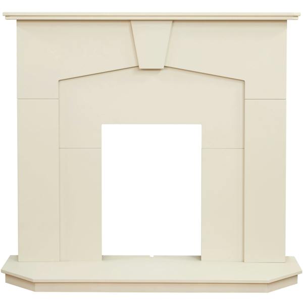 Adam Abbey Fireplace in Stone Effect, 48 Inch
