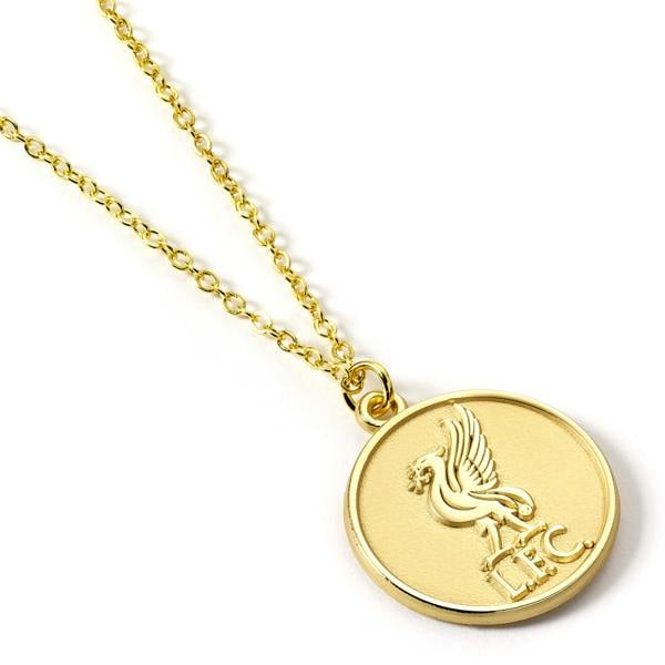 Liverpool Football Club Gold Finish Crest Necklace