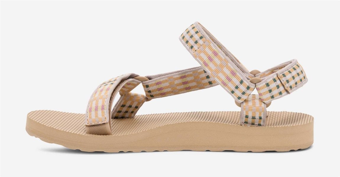Teva Original Universal Women's Check Taupe Sandals