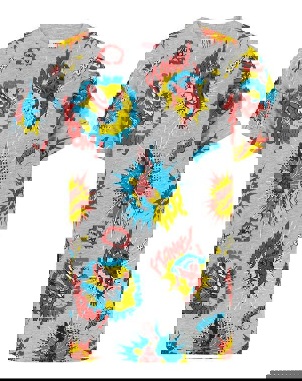 Marvel Boys Grey Short Sleeved T-Shirt