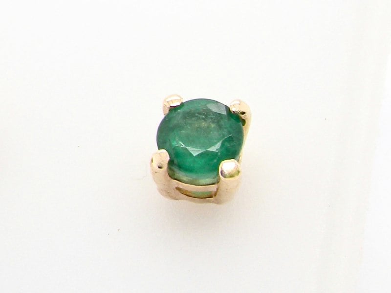 Vintage Tom A pair of Emerald stud earrings