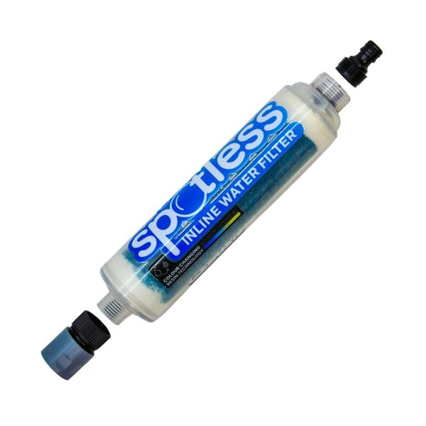 Equip2clean Spotless Inline Water Filter. Colour Changing DI-Resin - New Improved Formula