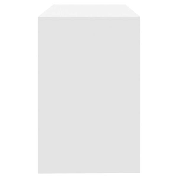 Berkfield Desk White 101x50x76.5 cm Engineered Wood