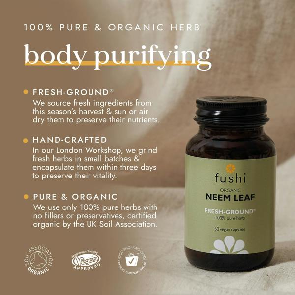 Fushi Wellbeing Organic Neem Leaf