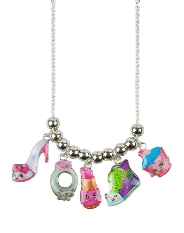 Vanilla Underground Shopkins Girls Silver Lucky Chain Necklace (One Size)