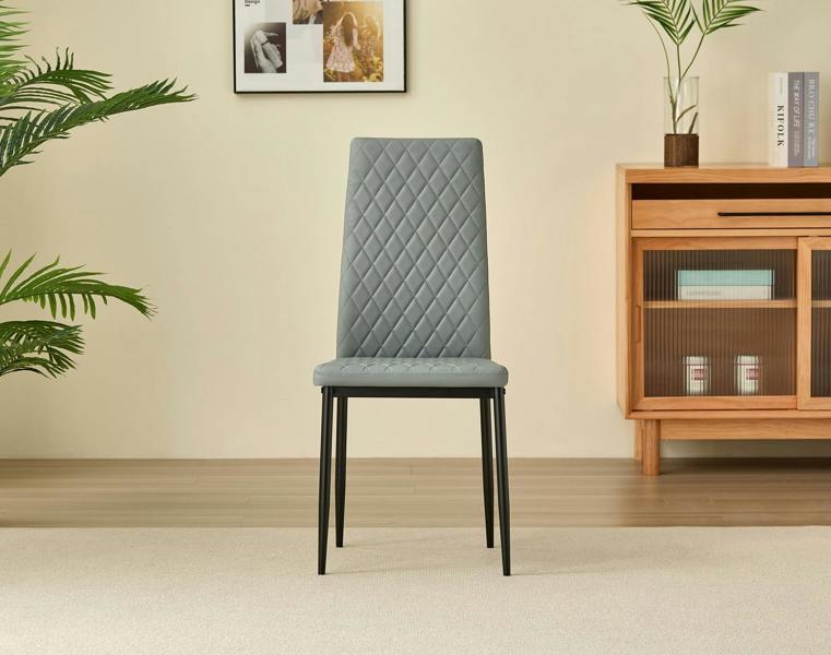 Emily Leather Comfort Dining Chairs - Set of 4 - Madefor.Living