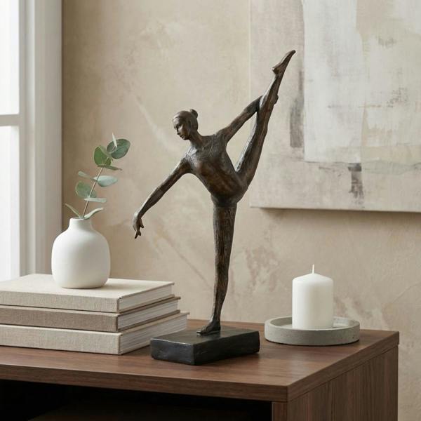 Garden Greatness Bronze Ballerina Dance Class Ornament