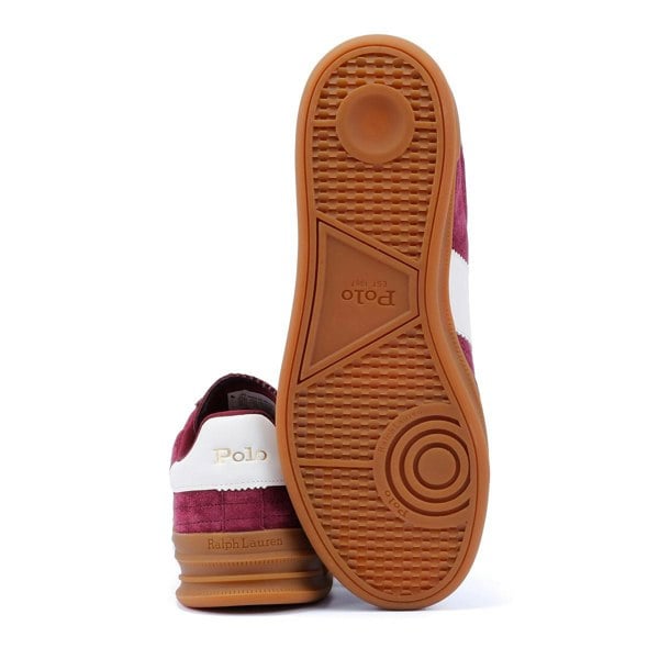 Ralph Lauren - 809954903004 Mens HRT Aera Sneakers Wine/White