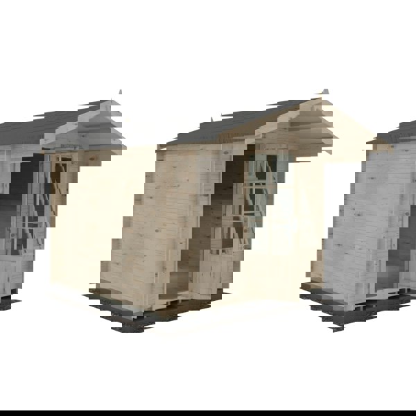 Shire Crinan 9x9 Log Cabin 19mm interlock  Cladding - Best Shed