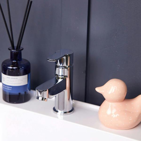 Flode Omberg Mono Basin Mixer Tap - Polished Chrome Finish
